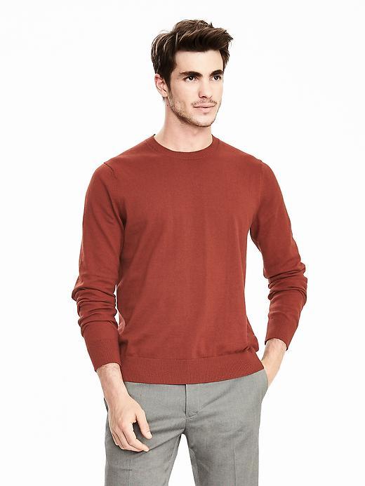 Banana Republic Mens Pima Cotton Cashmere Crew Pullover Size L Tall - Muir Wood