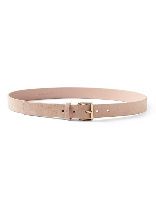 Banana Republic Womens Leather Trouser Belt Fawn Size Xs