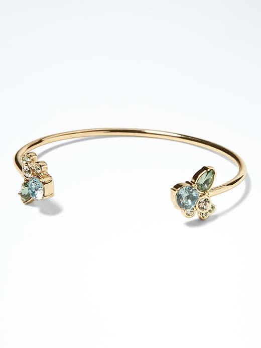 Banana Republic Delicate Color Cluster Bracelet - Fresh Aqua