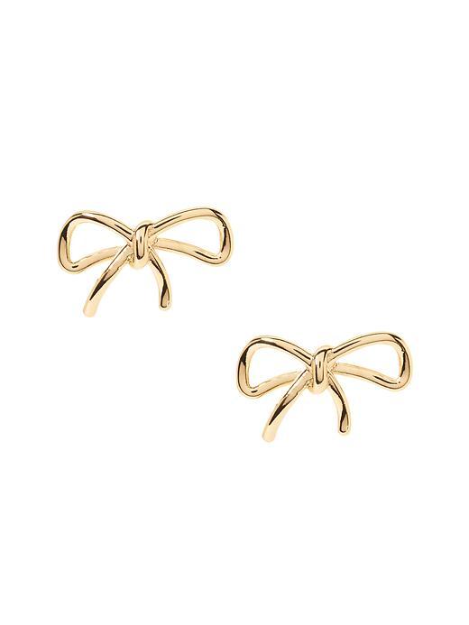 Banana Republic Bow Earring - Gold