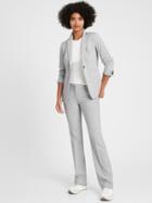 Petite Long And Lean-fit Washable Wool-blend Blazer