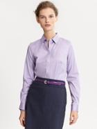 Banana Republic Womens Fitted Non Iron Sateen Shirt Size 0 - Light Violet 623