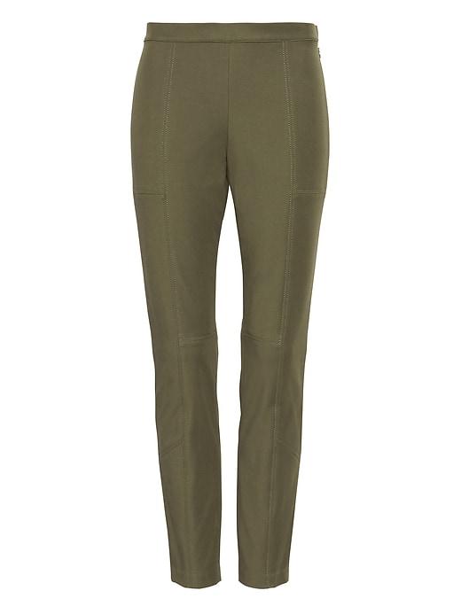 Banana Republic Womens Devon Legging-fit Bi-stretch Utility Pant Olive Size 0