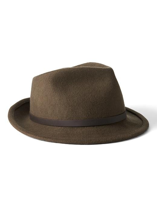 Banana Republic Mens Yellow 108   Jackson Fedora Olive Size L
