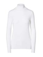 Banana Republic Womens Long-sleeve Stretch-modal Turtleneck White Size Xl