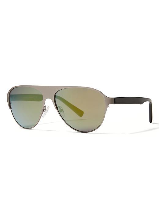 Banana Republic Mens Ethan Sunglasses Size One Size - Green Flash