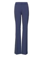 Banana Republic Womens Logan Trouser-fit Plaid Machine-washable Italian Wool Blend Pant Navy Size 2