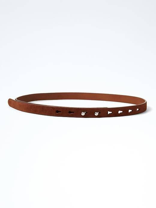 Banana Republic Pin Stud Belt - Medium Brown