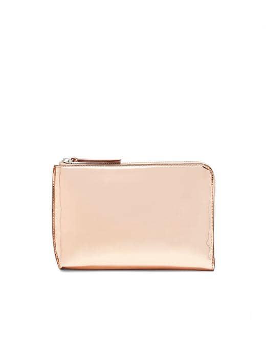 Banana Republic Smart Clutch - Rose Gold Metallic