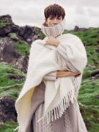Italian Boucl Poncho