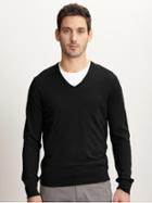 Banana Republic Silk Cotton Cashmere V-neck Sweater
