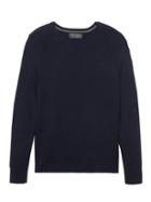 Banana Republic Mens Todd & Duncan Cashmere Thermal Crew-neck Sweater Navy Size L