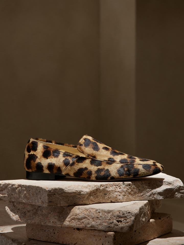 Luz Haircalf Leather Loafer