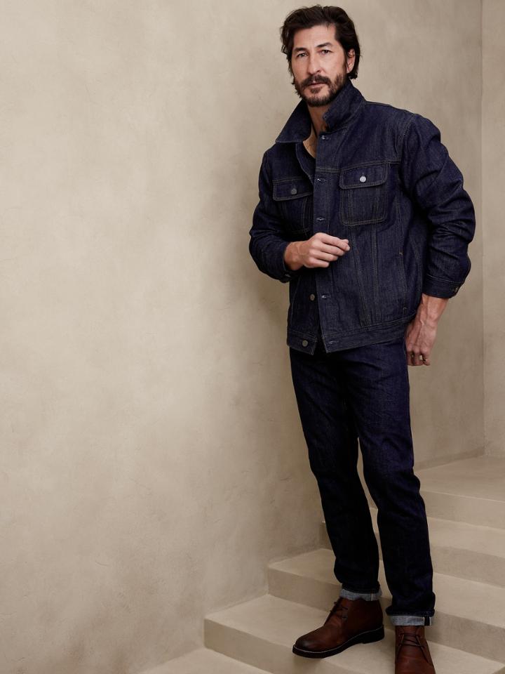 Taos Selvedge Denim Trucker Jacket