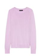 Banana Republic Womens Silk-cotton Crew-neck Sweater Lavender Cloud Size S