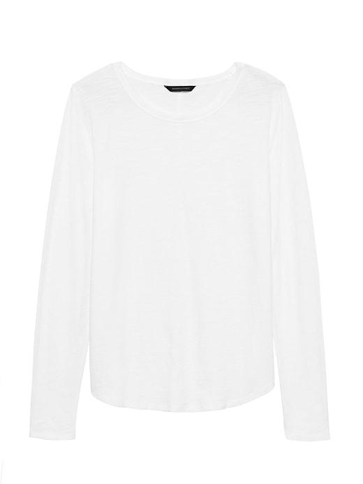 Banana Republic Petite Cotton Modal Long-sleeve T-shirt