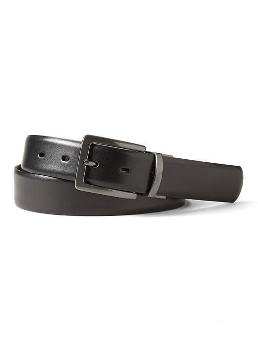 Banana Republic Mens Reversible Italian Leather Belt - Brown