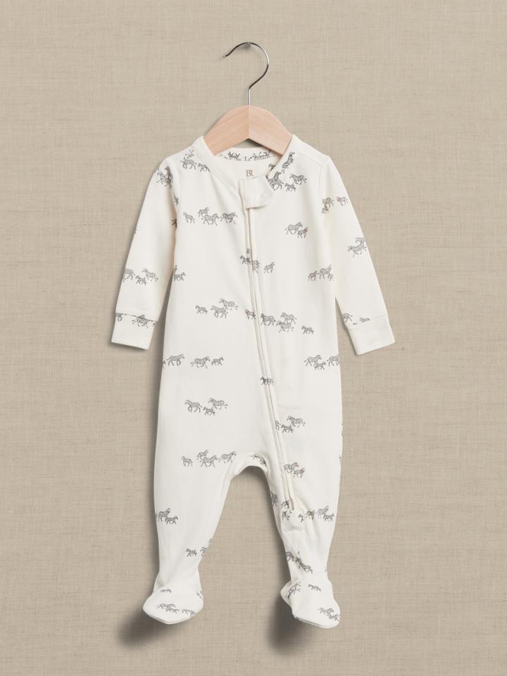 Baby Brushed Footed One-piece