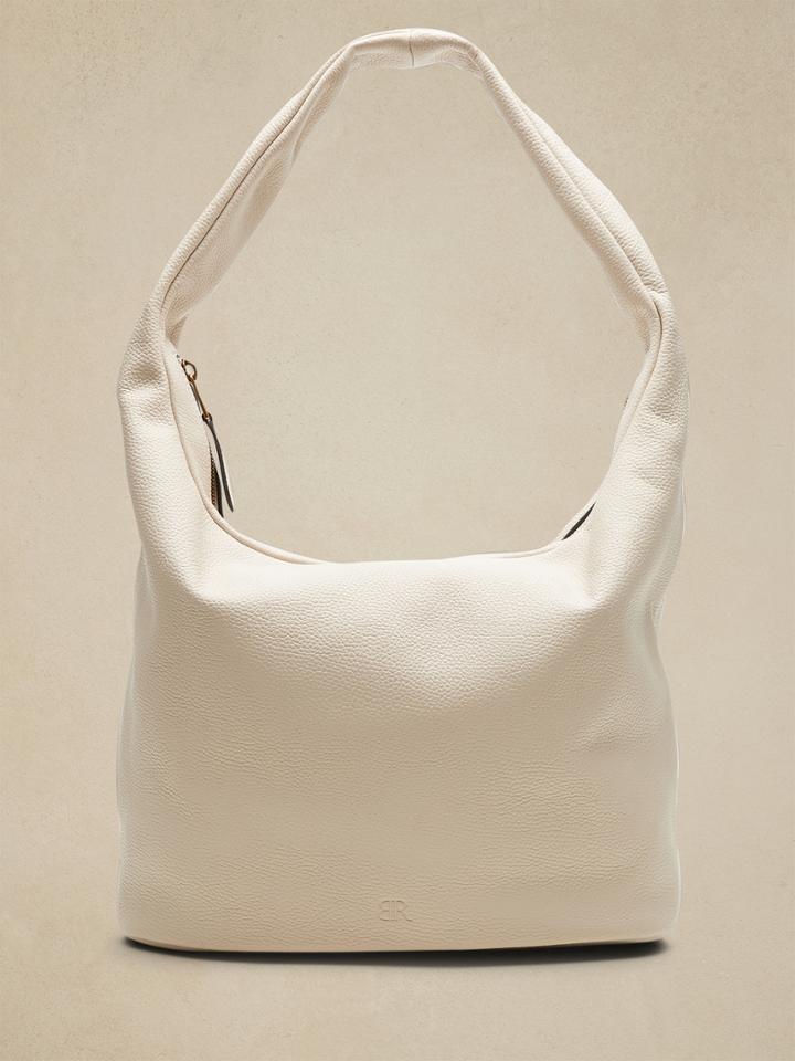Slouchy Leather Tote