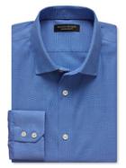 Banana Republic Mens Slim Fit Non Iron Textured Solid Shirt Size S - Blue Willow