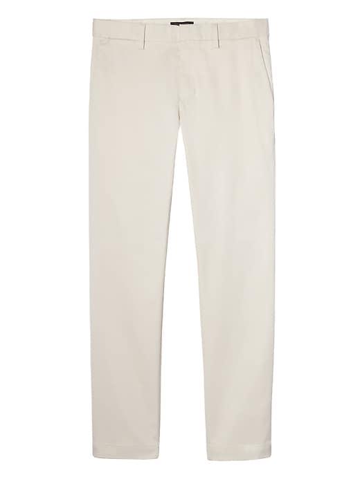 Banana Republic Mens Emerson Straight Rapid Movement Chino Pant Transition Cream Size 42w