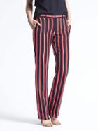 Banana Republic Womens Logan Fit Multi Stripe Pant - Multi Stripe