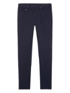 Banana Republic Mens Slim Traveler Pant Navy Size 34w