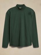 Authentic Supima Mock-neck T-shirt