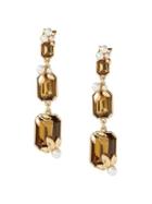 Banana Republic Autumnal Pearls Earring - Brass