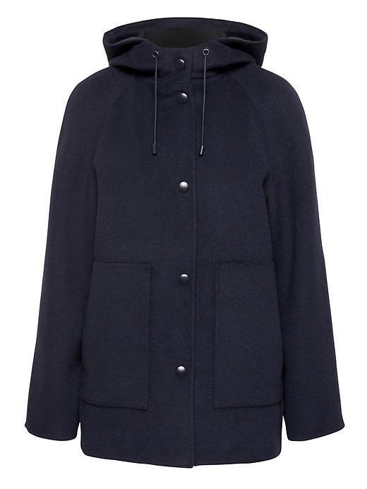 Banana Republic Petite Double-face Hooded Jacket