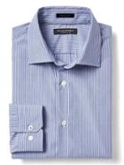 Banana Republic Mens Grant Fit Supima Cotton Shirt - Dreamy Royal