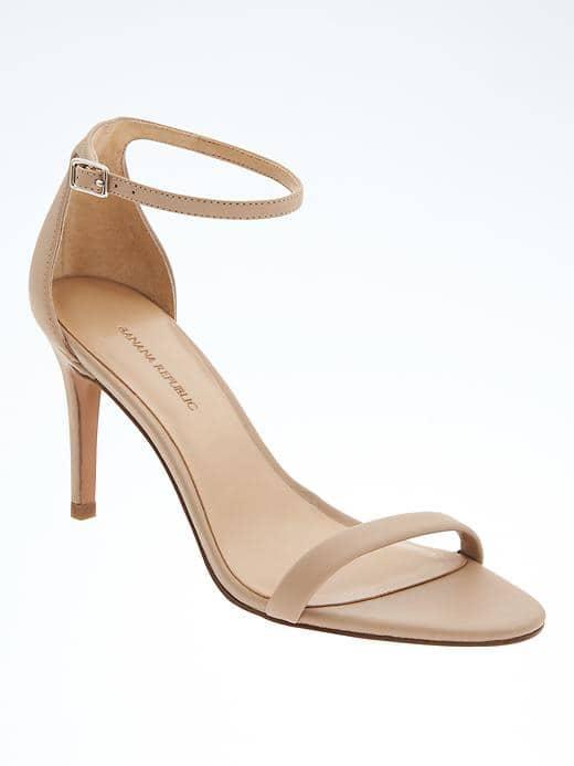 Banana Republic Heeled Sandal - Nude