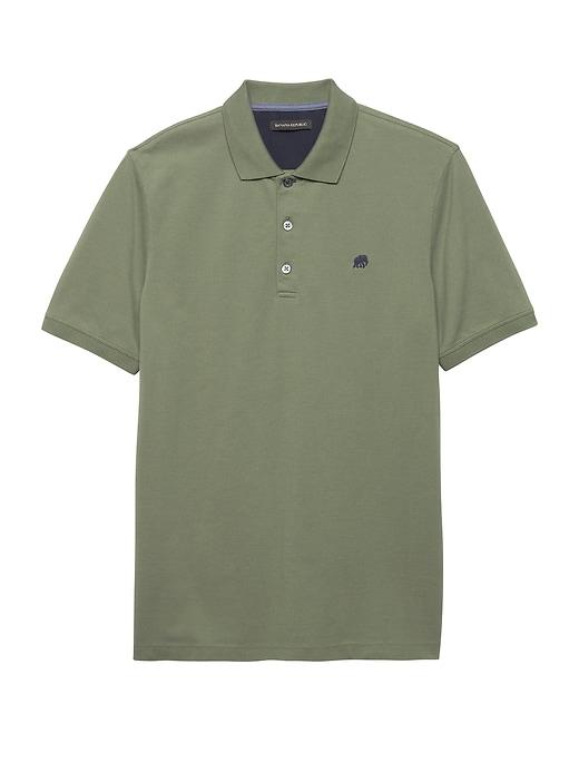 Banana Republic Mens Slim Signature Pique Polo Shirt Flight Jacket Size Xxs