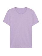 Banana Republic Mens Tech Cotton Crew-neck T-shirt Heather Light Purple Size M