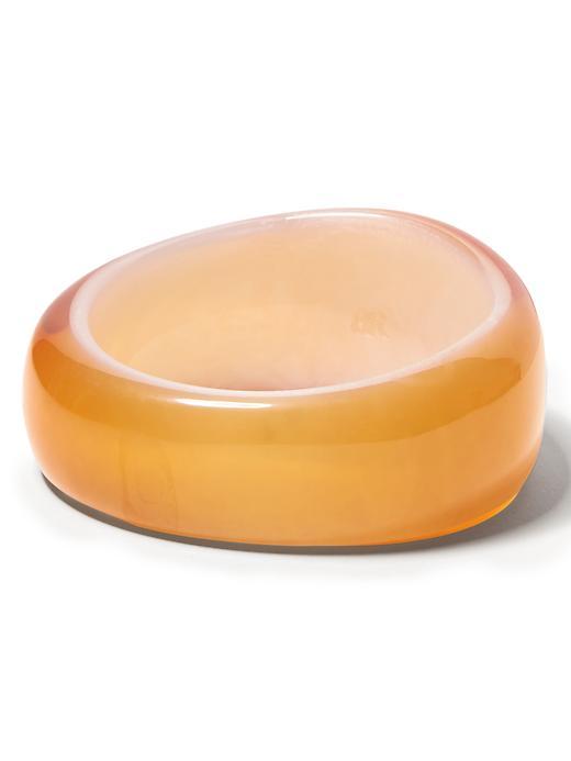 Banana Republic Glow Resin Bangle Bracelet Size One Size - Yellow