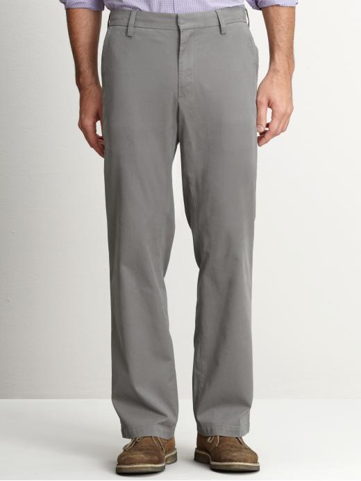 Banana Republic Dawson Relaxed Cotton Chino Size 38w 34l - Construction Grey