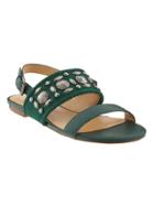 Banana Republic Tatiana Embellished Sandal Size 10 - Deep Hunter