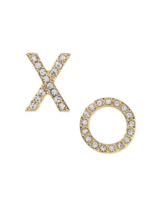 Banana Republic Womens Xo Stud Earring Clear Size One Size