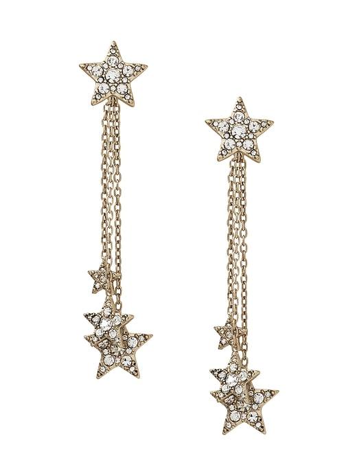 Banana Republic Womens Celestial Linear Earring Gold Size One Size