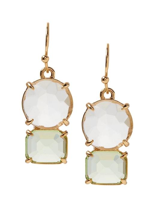 Banana Republic Brilliant Gemstone Drop Earrings