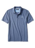Banana Republic Signature Pique Polo Size L Tall - Medium Blue Heather