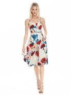 Banana Republic Womens Floral Strappy Dress Size 0 Petite - Cocoon