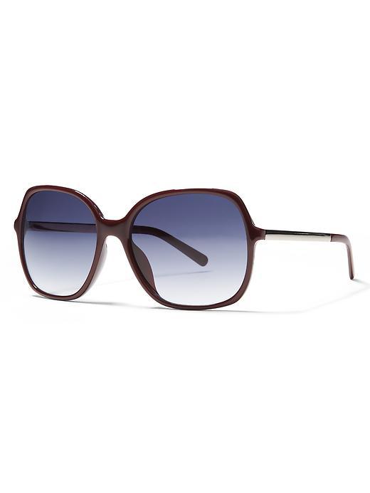 Banana Republic Olivia Sunglasses Size One Size - Burgundy