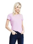 Banana Republic Womens Supima Cotton Crew Neck Top - Lilac Wine