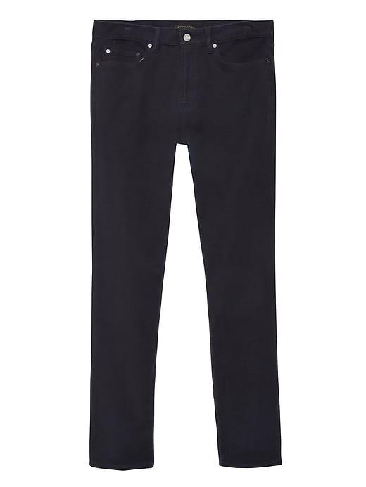 Banana Republic Mens Slim Brushed Traveler Pant Baltic Blue Size 26w