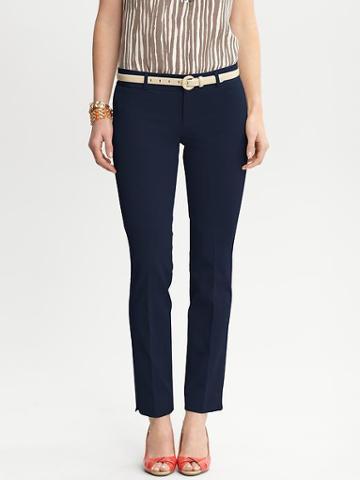 Banana Republic Sloan Fit Slim Ankle Pant - True Navy