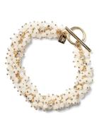 Banana Republic Womens Pastel Cluster Bracelet White Size One Size