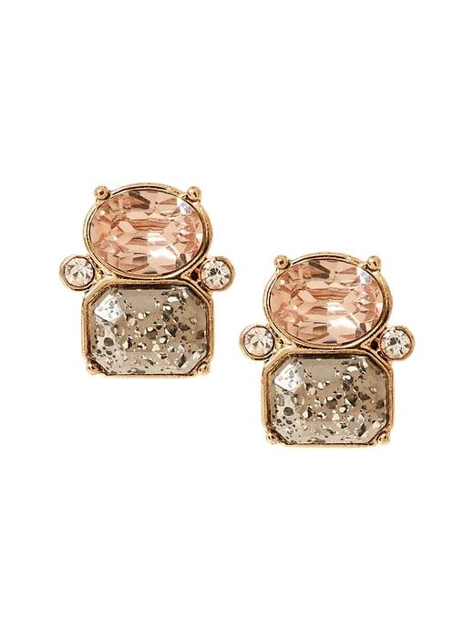 Banana Republic Womens Antique Stone Stud Earring Multi Size One Size