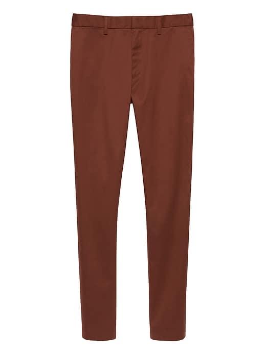 Banana Republic Mens Fulton Skinny Rapid Movement Chino Pant Auburn Afternoon Size 34w