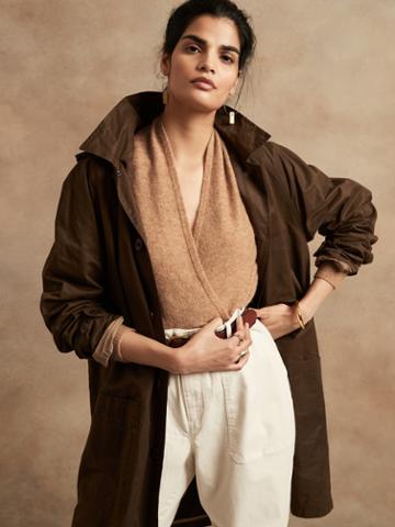 Aire Wrap-front Sweater